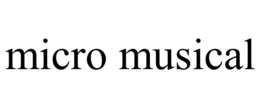 MICRO MUSICAL