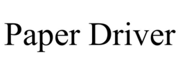 PAPER DRIVER