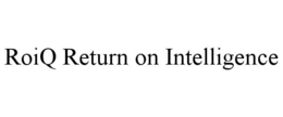ROIQ RETURN ON INTELLIGENCE