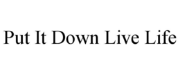 PUT IT DOWN LIVE LIFE