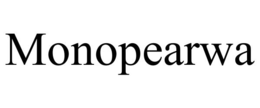 MONOPEARWA