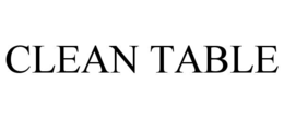 CLEAN TABLE