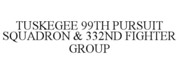 TUSKEGEE 99TH PURSUIT SQUADRON & 332ND FIGHTER GROUP