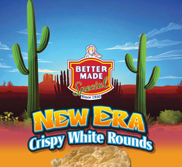 NEW ERA CRISPY WHITE ROUNDS BETTER MADE SPECIAL SINCE 1930