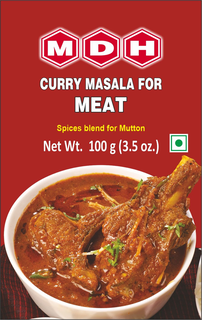 MDH CURRY MASALA FOR MEAT SPICES BLEND FOR MUTTON NET WT. 100 G (3.5 OZ.)