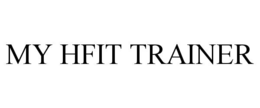 MY HFIT TRAINER