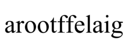 AROOTFFELAIG