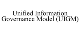 UNIFIED INFORMATION GOVERNANCE MODEL (UIGM)