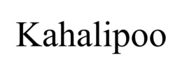 KAHALIPOO