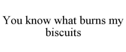 YOU KNOW WHAT BURNS MY BISCUITS