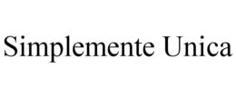 SIMPLEMENTE UNICA