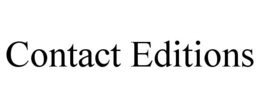 CONTACT EDITIONS