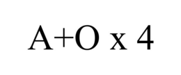 A+O X 4
