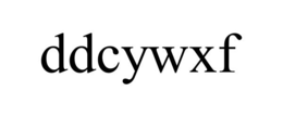 DDCYWXF