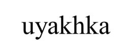 UYAKHKA