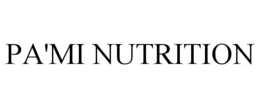 PA'MI NUTRITION
