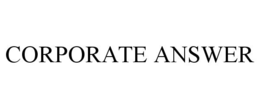 CORPORATE ANSWER