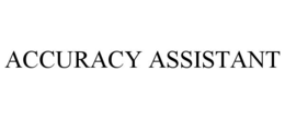 ACCURACY ASSISTANT