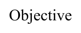 OBJECTIVE