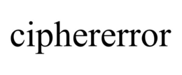 CIPHERERROR