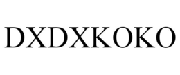 DXDXKOKO