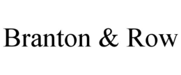 BRANTON & ROW