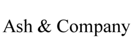 ASH & COMPANY