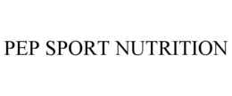 PEP SPORT NUTRITION