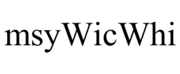 MSYWICWHI