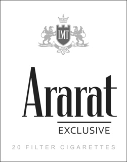 IMT INTERNATIONAL MASIS TABAK ARARAT EXCLUSIVE 20 FILTER CIGARETTES