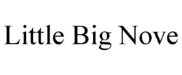LITTLE BIG NOVE