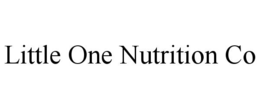 LITTLE ONE NUTRITION CO