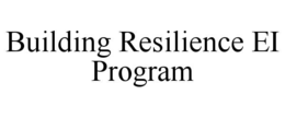 BUILDING RESILIENCE EI PROGRAM