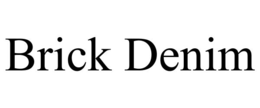 BRICK DENIM