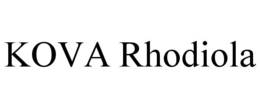 KOVA RHODIOLA