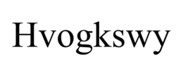 HVOGKSWY