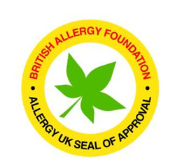 BRITISH ALLERGY FOUNDATION ALLERGY UK SEAL OF APPROVAL