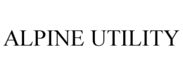 ALPINE UTILITY