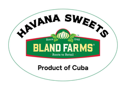 HAVANA SWEETS, BLAND FARMS, PRODUCT OF CUBA, ROOTS TO RETAIL, SINCE 1948