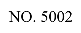 NO. 5002
