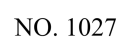 NO. 1027