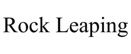 ROCK LEAPING