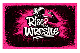 RISE AND WRESTLE WITH A TILTED FEMALE SYMBOL