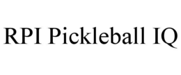 RPI PICKLEBALL IQ