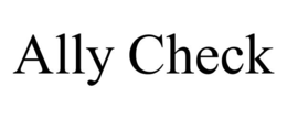ALLY CHECK