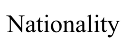 NATIONALITY