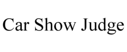 CAR SHOW JUDGE