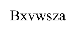 BXVWSZA