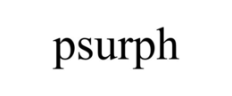 PSURPH