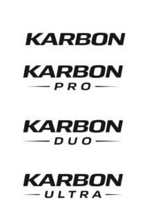 KARBON KARBON PRO KARBON DUO KARBON ULTRA